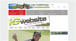 Desktop Screenshot of insidegolf.ca