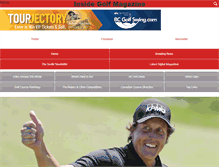 Tablet Screenshot of insidegolf.ca
