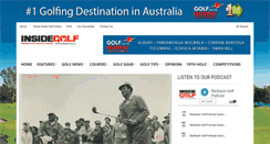 Desktop Screenshot of insidegolf.com.au